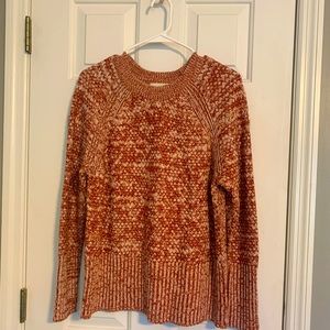 Universal Thread knit sweater. Never worn. White and terracotta blend.